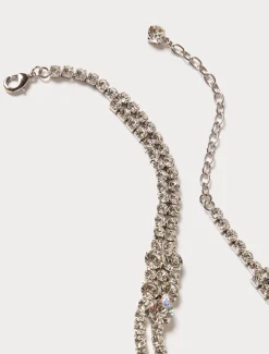 Marina Rinaldi Accessori | Collezione Elegante*Collana chandelier con cabochon CRISTALLO