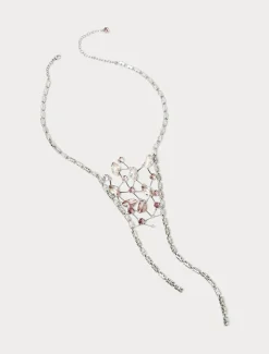 Marina Rinaldi Accessori | Accessori*Collana con baguette e strass ROSA