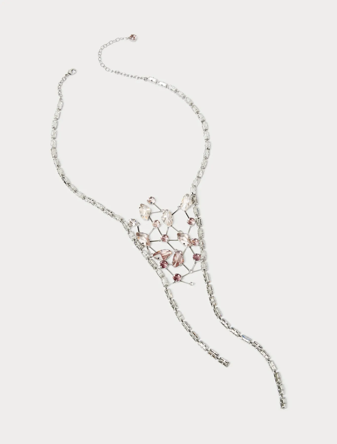 Marina Rinaldi Accessori | Accessori*Collana con baguette e strass ROSA