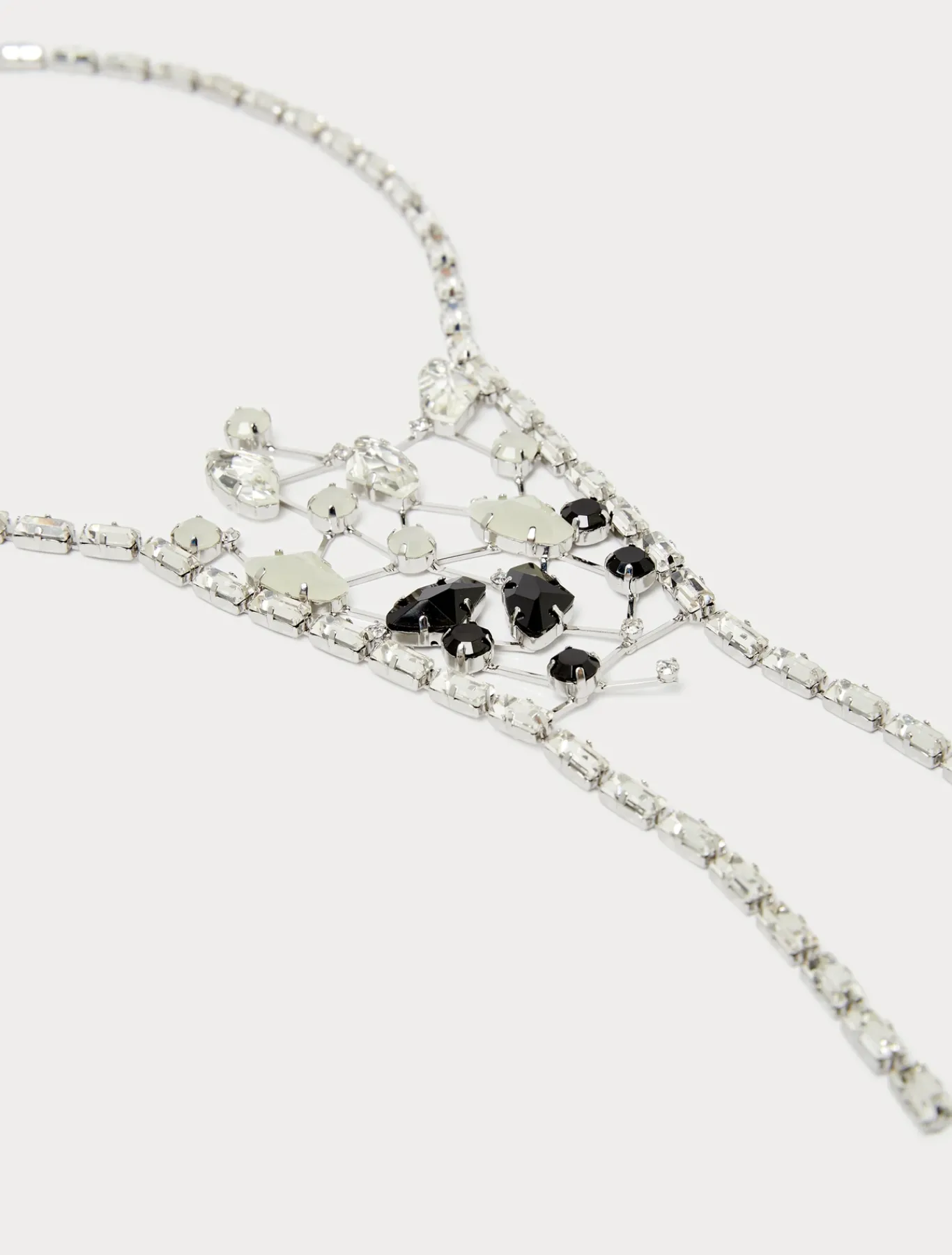 Marina Rinaldi Selezione Elegante | Collezione Elegante*Collana con baguette e strass CRISTALLO