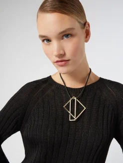 Marina Rinaldi Accessori | Accessori*Collana con ciondoli geometrici ORO