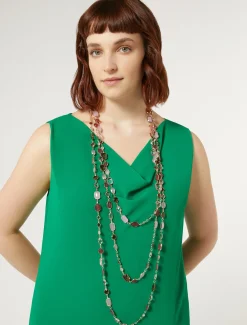Marina Rinaldi Accessori | Accessori*Collana con cristalli ROSA