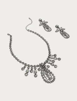 Marina Rinaldi Accessori | Accessori*Collana e orecchini in strass ARGENTO
