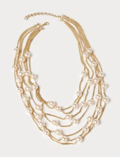 Marina Rinaldi Accessori | Accessori*Collana multifilo con perle OROCHIARO