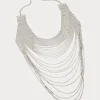 Marina Rinaldi Accessori | Accessori*Collana multifilo con strass ARGENTO
