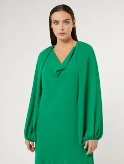 Marina Rinaldi Giacche | Accessori*Coprispalle in georgette VERDEBANDIERA