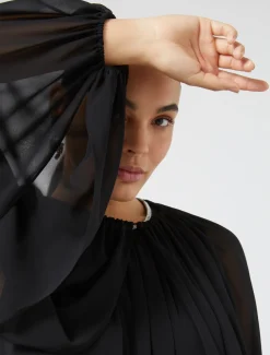 Marina Rinaldi Giacche | Accessori*Coprispalle in georgette NERO
