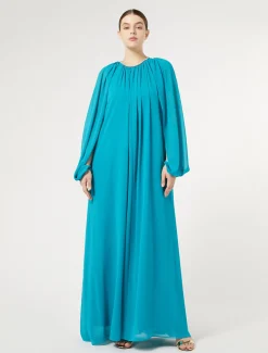 Marina Rinaldi Giacche | Collezione Elegante*Coprispalle in georgette TURCHESE