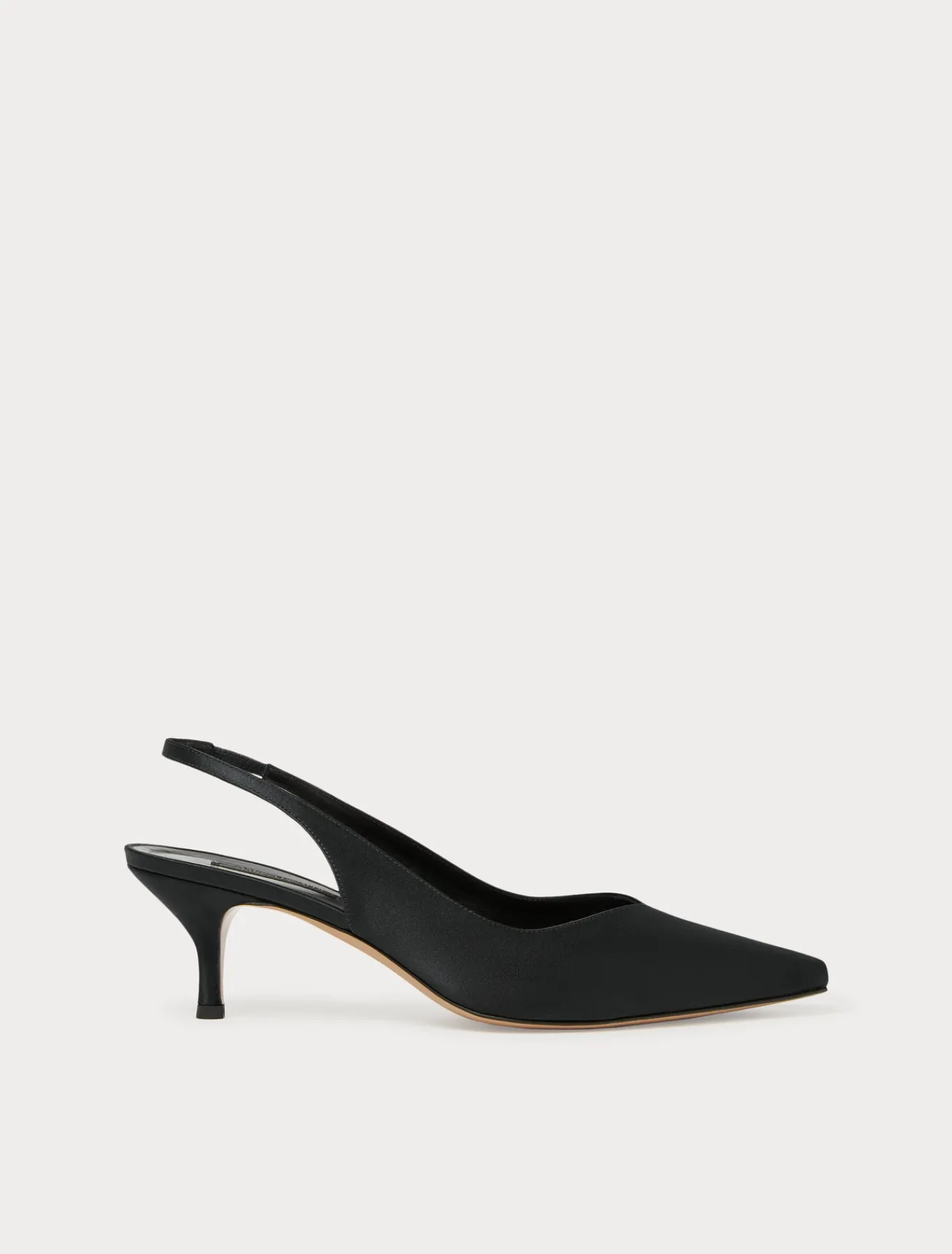 Marina Rinaldi Accessori | Accessori*Décolleté sling back in raso NERO