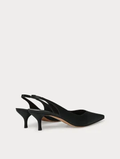 Marina Rinaldi Accessori | Accessori*Décolleté sling back in raso NERO