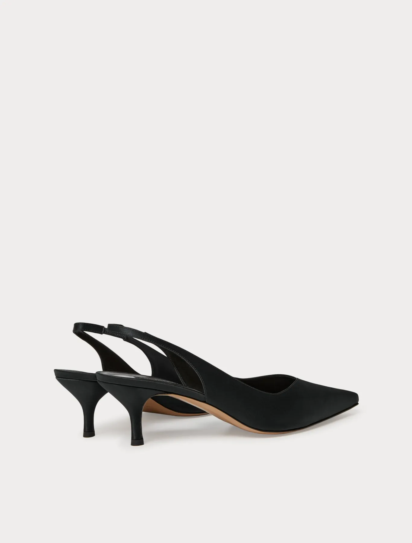 Marina Rinaldi Accessori | Accessori*Décolleté sling back in raso NERO
