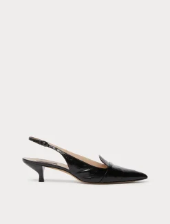 Marina Rinaldi Accessori | Accessori*Décolleté slingback in pelle NERO