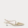 Marina Rinaldi Selezione Elegante | Collezione Elegante*Décolleté slingback in pelle PLATINO