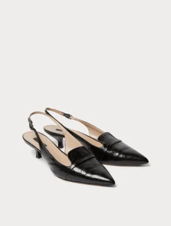Marina Rinaldi Accessori | Accessori*Décolleté slingback in pelle NERO