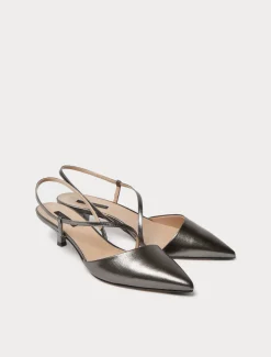 Marina Rinaldi Selezione Elegante | Collezione Elegante*Décolleté slingback in pelle ANTRACITE
