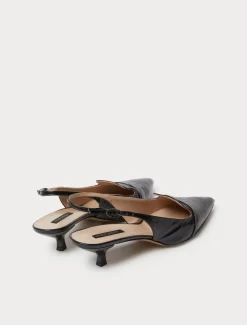 Marina Rinaldi Accessori | Accessori*Décolleté slingback in pelle NERO