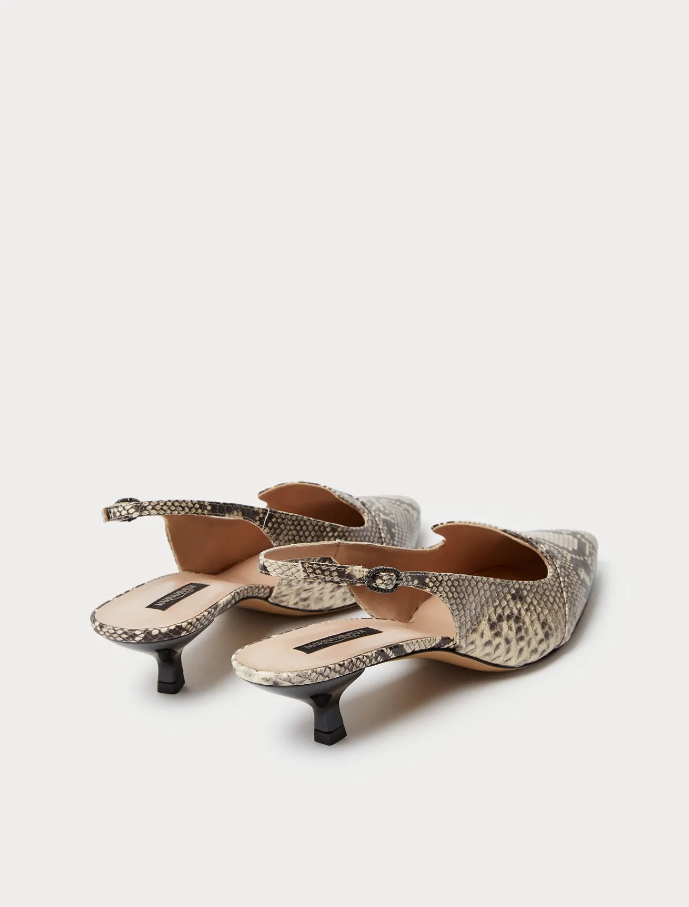 Marina Rinaldi Accessori | Accessori*Décolleté slingback in pelle NATURALE