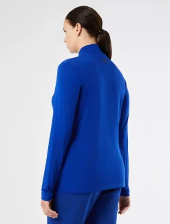 Marina Rinaldi Top & T-Shirt | Top & T-Shirt*Dolcevita in jersey di viscosa stretch BLUETTE