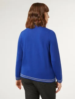 Marina Rinaldi Maglieria | Maglieria*Dolcevita in lana e lurex BLUETTE