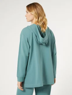 Marina Rinaldi Top & T-Shirt | Top & T-Shirt*Felpa in jersey di cotone VERDESALVIA
