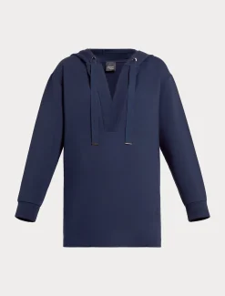 Marina Rinaldi Top & T-Shirt | Top & T-Shirt*Felpa in jersey di cotone BLU