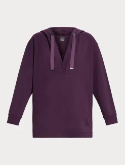 Marina Rinaldi Top & T-Shirt | Top & T-Shirt*Felpa in jersey di cotone VIOLA