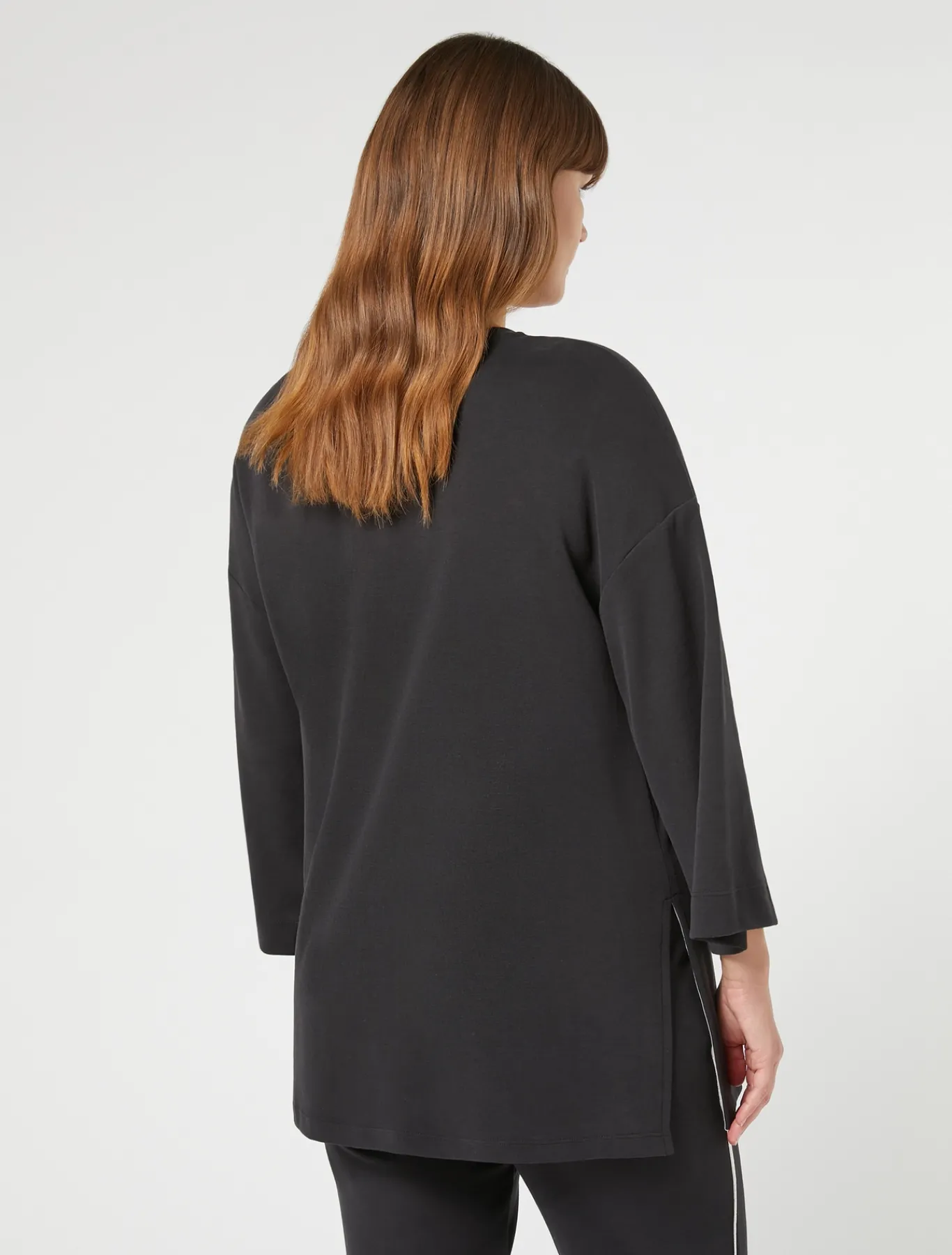 Marina Rinaldi Top & T-Shirt | Top & T-Shirt*Felpa in jersey interlock NERO