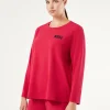 Marina Rinaldi Top & T-Shirt | Top & T-Shirt*Felpa in scuba crêpe FUXIA