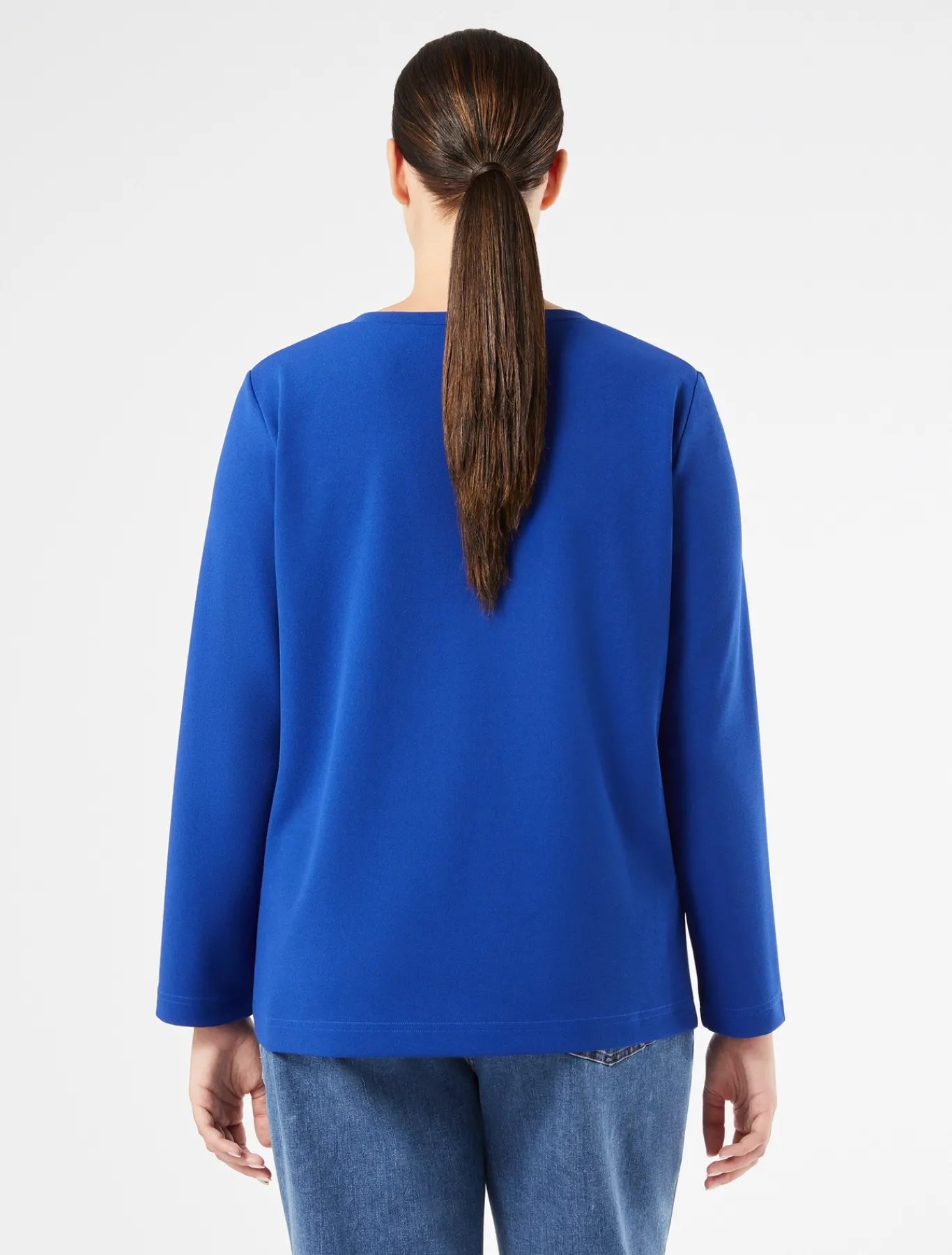 Marina Rinaldi Top & T-Shirt | Top & T-Shirt*Felpa in scuba crêpe BLUETTE