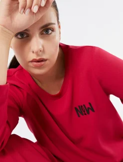Marina Rinaldi Top & T-Shirt | Top & T-Shirt*Felpa in scuba crêpe FUXIA