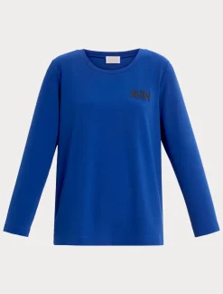 Marina Rinaldi Top & T-Shirt | Top & T-Shirt*Felpa in scuba crêpe BLUETTE
