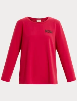 Marina Rinaldi Top & T-Shirt | Top & T-Shirt*Felpa in scuba crêpe FUXIA