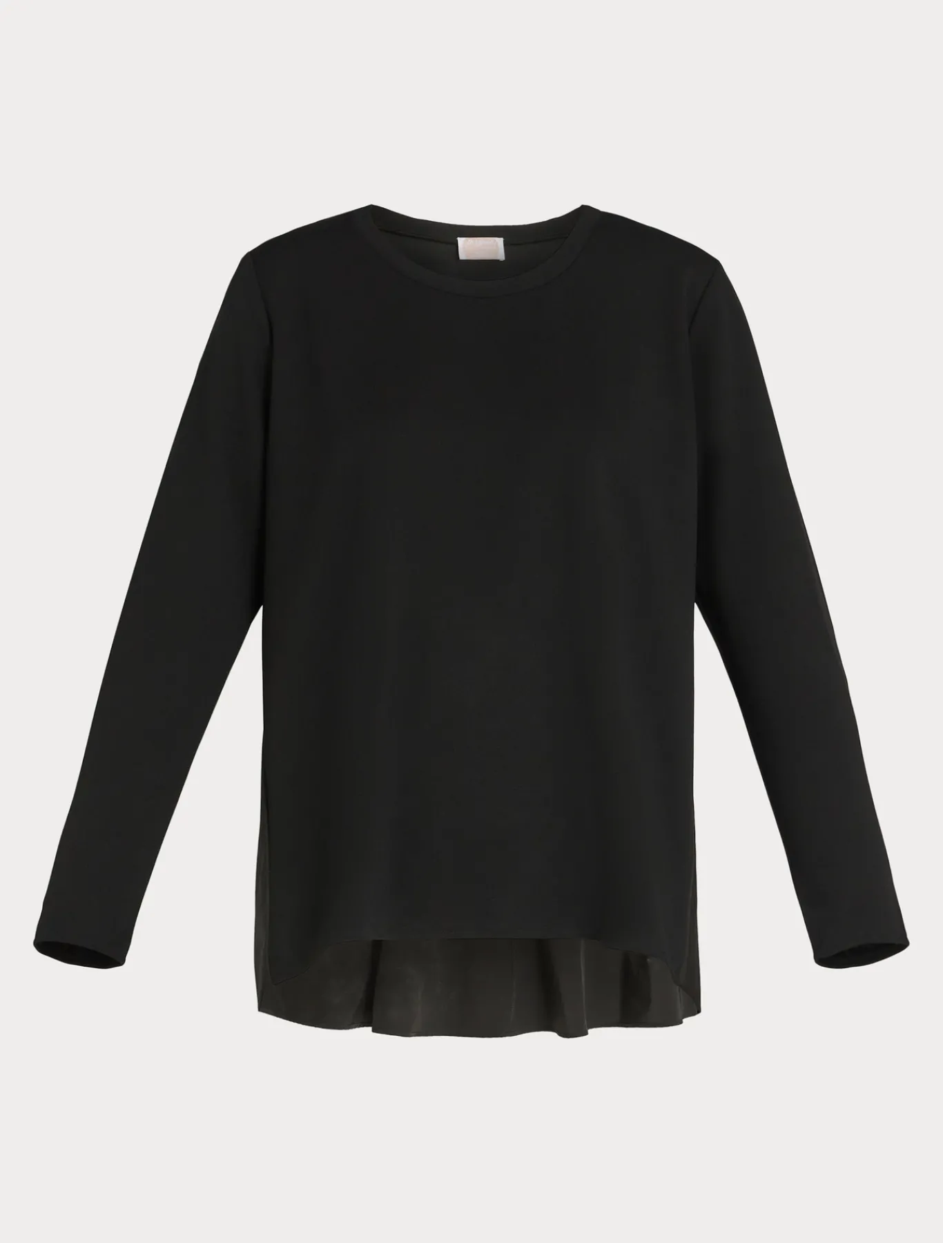 Marina Rinaldi Top & T-Shirt | Top & T-Shirt*Felpa in tessuto tecnico NERO