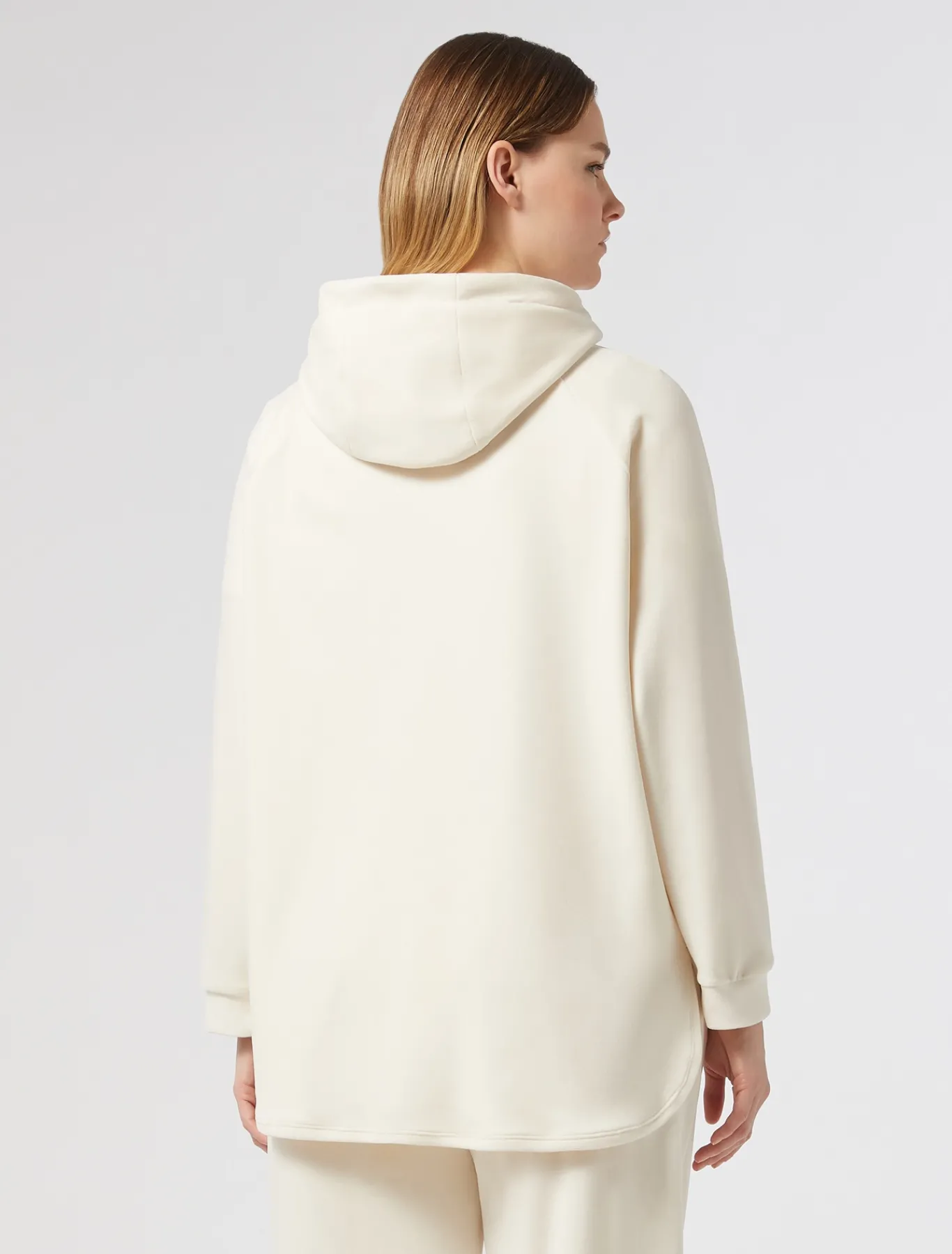 Marina Rinaldi Top & T-Shirt | Top & T-Shirt*Felpa in velluto BIANCOAVORIO