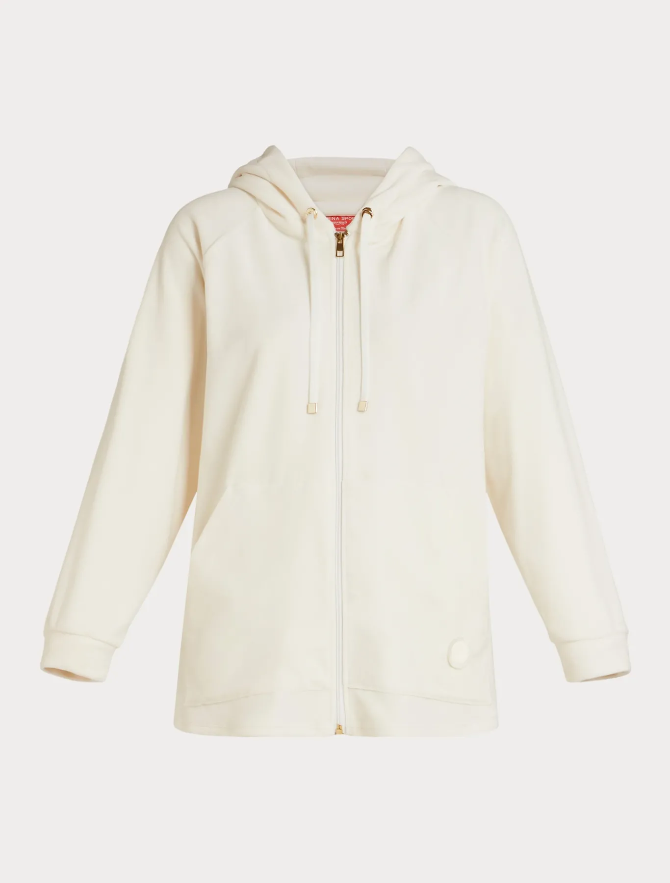 Marina Rinaldi Top & T-Shirt | Top & T-Shirt*Felpa in velluto BIANCOAVORIO