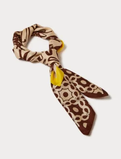 Marina Rinaldi Accessori | Accessori*Foulard in twill di seta MARRONE