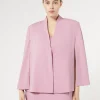 Marina Rinaldi Giacche | Giacche & Blazer*Giacca a cappa in cady ROSAANTICO