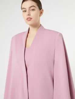 Marina Rinaldi Giacche | Giacche & Blazer*Giacca a cappa in cady ROSAANTICO