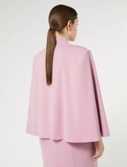 Marina Rinaldi Giacche | Giacche & Blazer*Giacca a cappa in cady ROSAANTICO