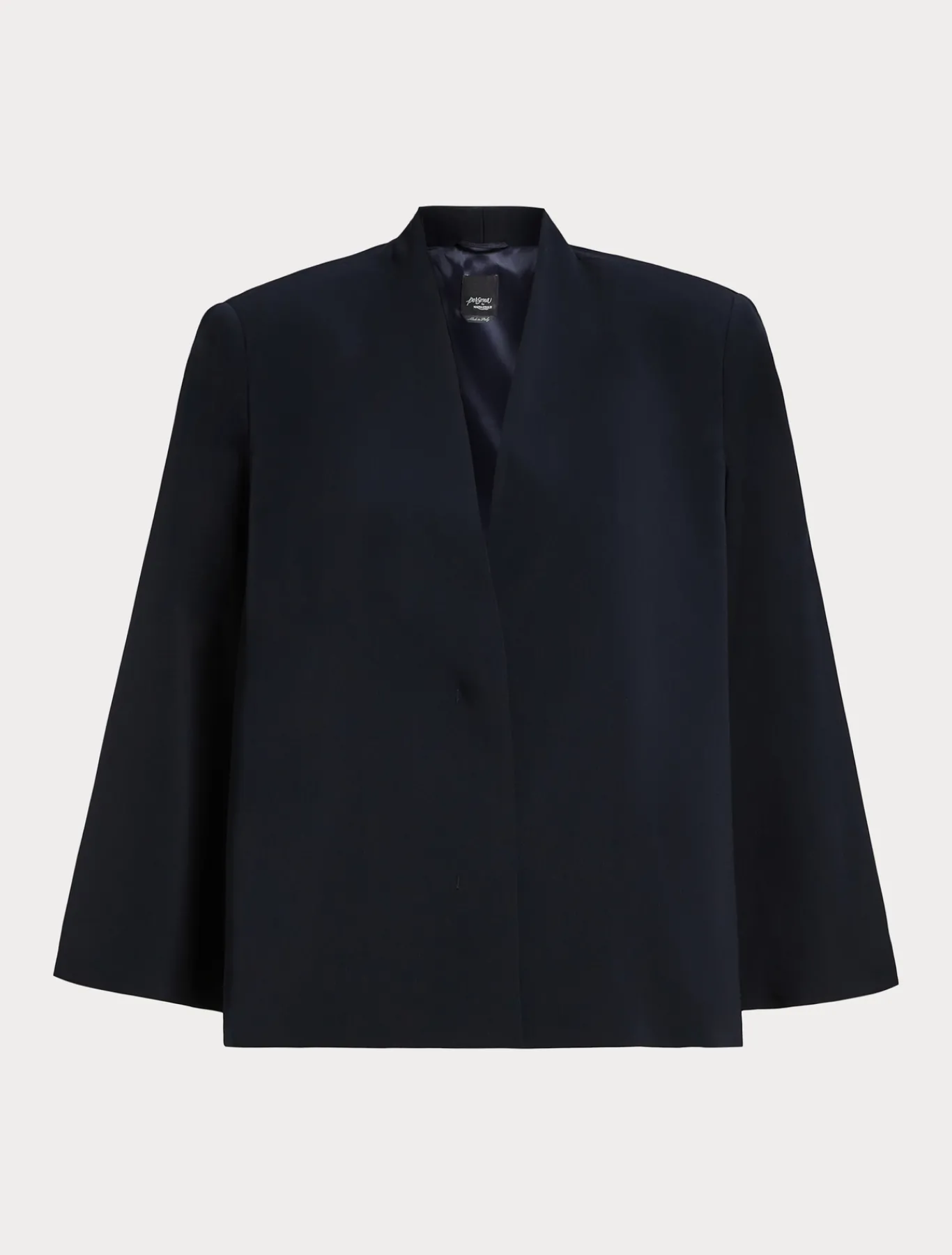 Marina Rinaldi Selezione Elegante | Collezione Elegante*Giacca a cappa in cady BLUMARINO