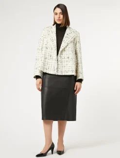 Marina Rinaldi Giacche & Blazer | Giacche & Blazer*Giacca blazer check BIANCO