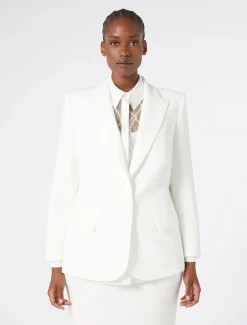 Marina Rinaldi Giacche | Giacche & Blazer*Giacca blazer in cady BIANCO
