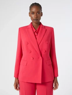 Marina Rinaldi Giacche | Collezione Elegante*Giacca blazer in cady FUXIA