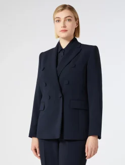 Marina Rinaldi Giacche | Giacche & Blazer*Giacca blazer in cady BLUNOTTE