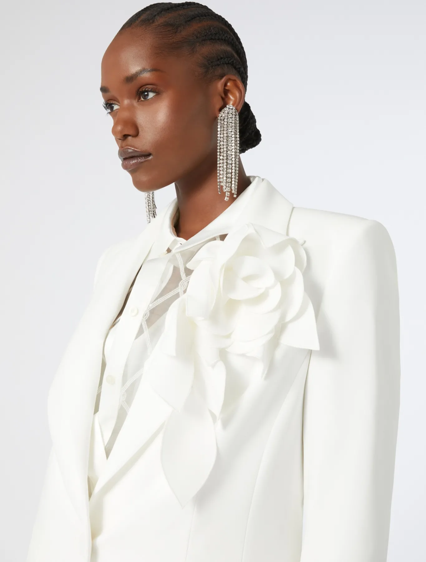 Marina Rinaldi Giacche | Giacche & Blazer*Giacca blazer in cady BIANCO