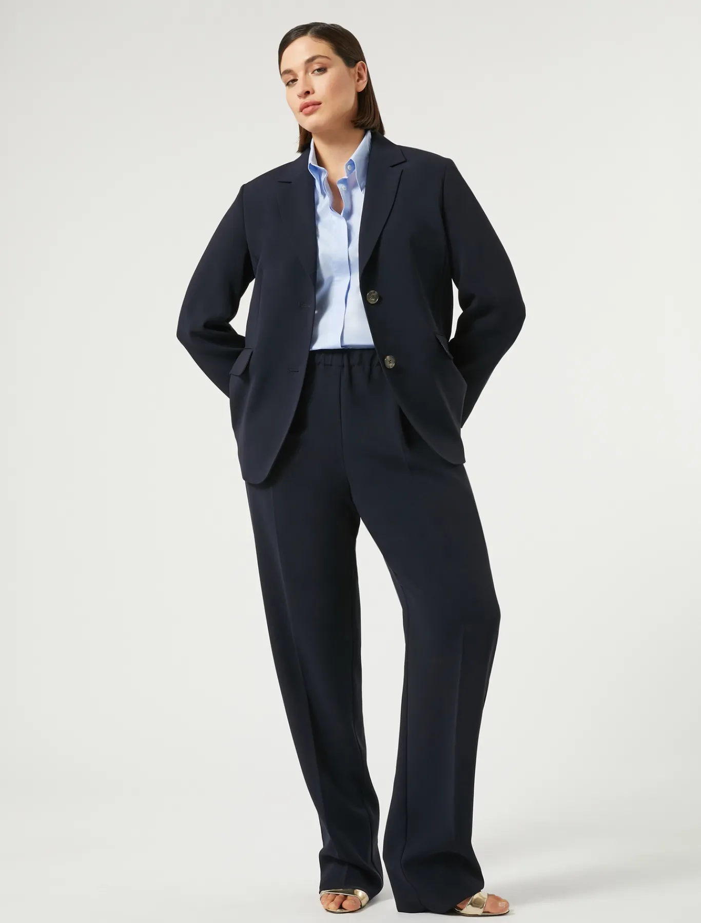 Marina Rinaldi Giacche & Blazer | Giacche & Blazer*Giacca blazer in cady BLUNOTTE