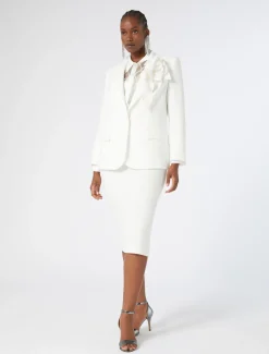 Marina Rinaldi Giacche | Giacche & Blazer*Giacca blazer in cady BIANCO