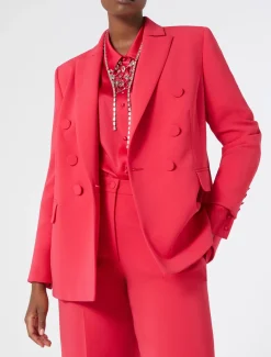 Marina Rinaldi Giacche | Collezione Elegante*Giacca blazer in cady FUXIA