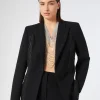 Marina Rinaldi Giacche | Collezione Elegante*Giacca blazer in cady e tulle NERO