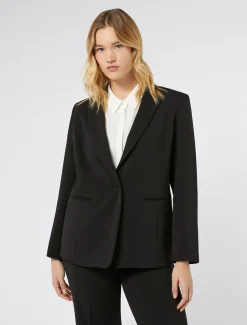 Marina Rinaldi Giacche | Giacche & Blazer*Giacca blazer in cady stretch NERO